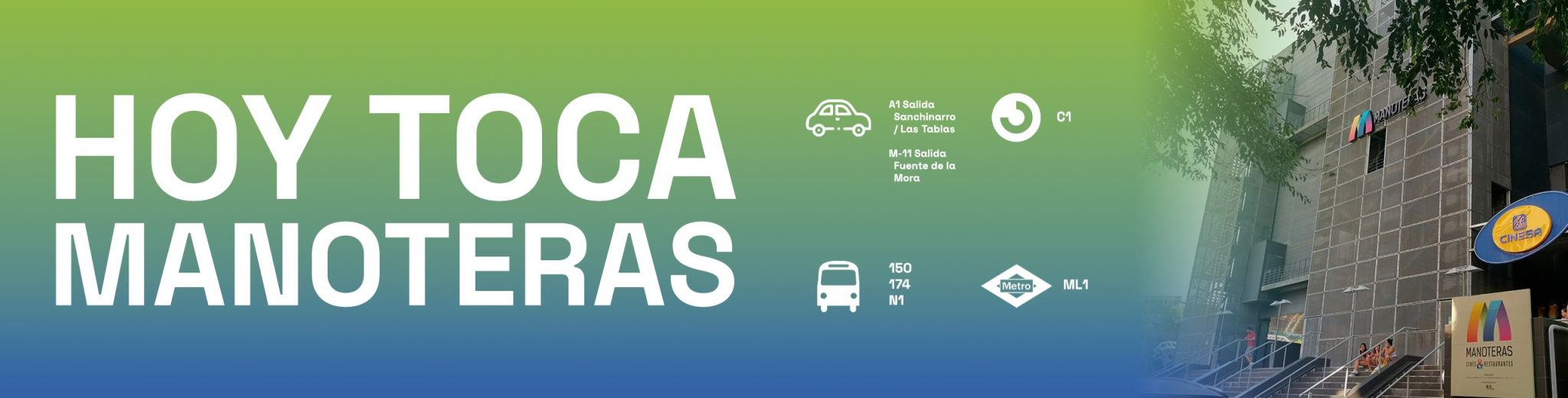 Nos toca Manoteras